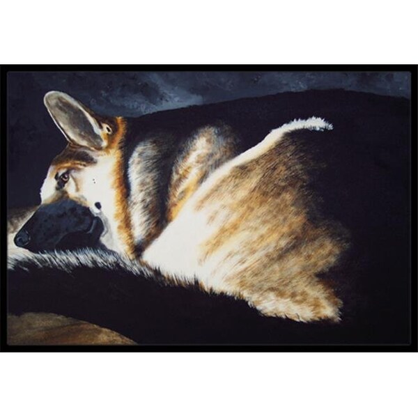 Carolines Treasures AMB1042MAT Day Dreamer German Shepherd Indoor or Outdoor Mat; 18 x 27 AMB1042MAT - main
